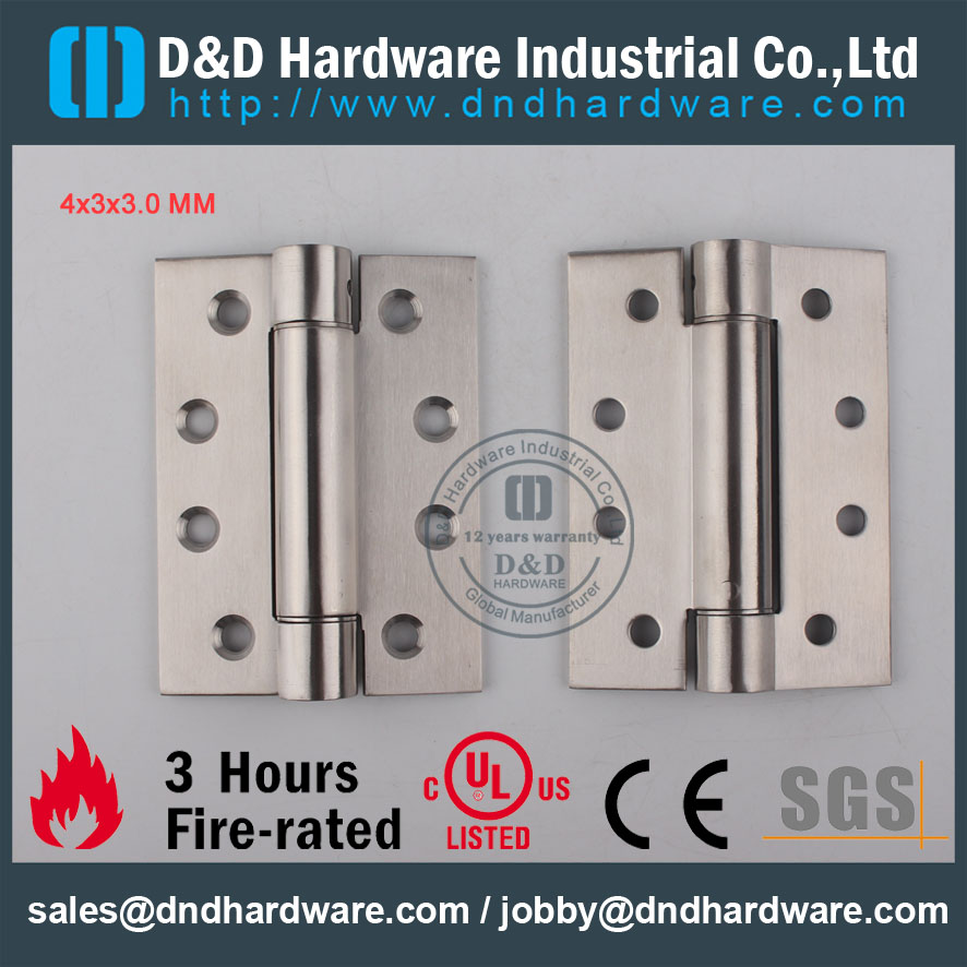 D&D Hardware-Door Ironmongery 4x3x3 Single Action Spring Hinge DDSS033 D & D Ironmare-Door Ironmongery 4x3x3 Одноразовое Действие Пружина Пружина DDSS033