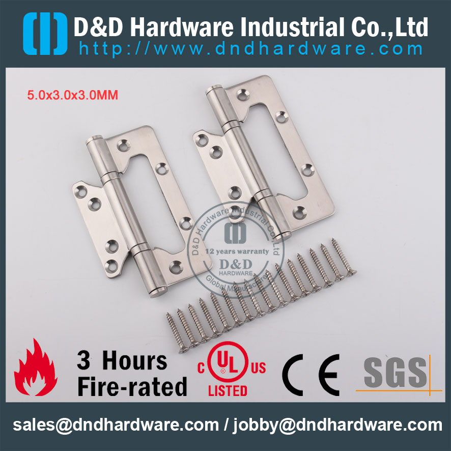 D&D Hardware-Decorative Design Grade 201 Flush Hinge DDSS026 D & D аппаратно-декоративный дизайн-класс 201 ДИЗАМИ DDSS026