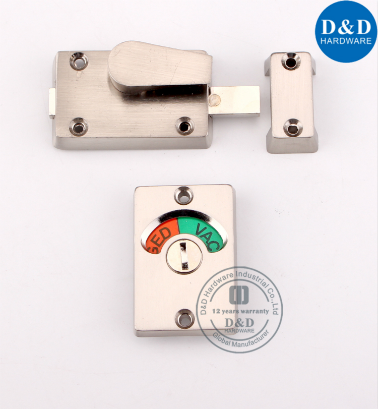 Vacant Engaged Sign Toilet Bathroom Indicator-D&D Hardware Вакантная задействованная подпись Туалет Индикатор ванной комнаты-D & D Оборудование для ванной комнаты