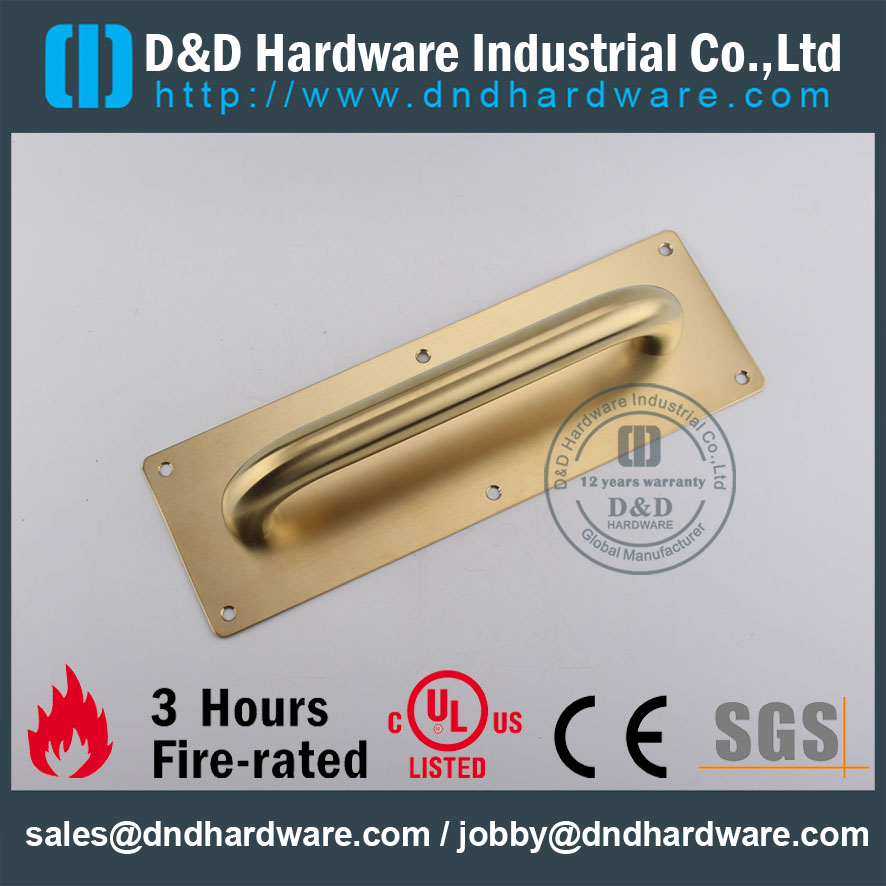 D&D Hardware-SS304 PVD Metal Door Pull Handle DDPH023 D & D Оборудование-SS304 PVD Металлическая дверная ручка DDPH023