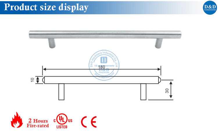 Furniture Handle Size Display-D&D Hardware Размер ручки