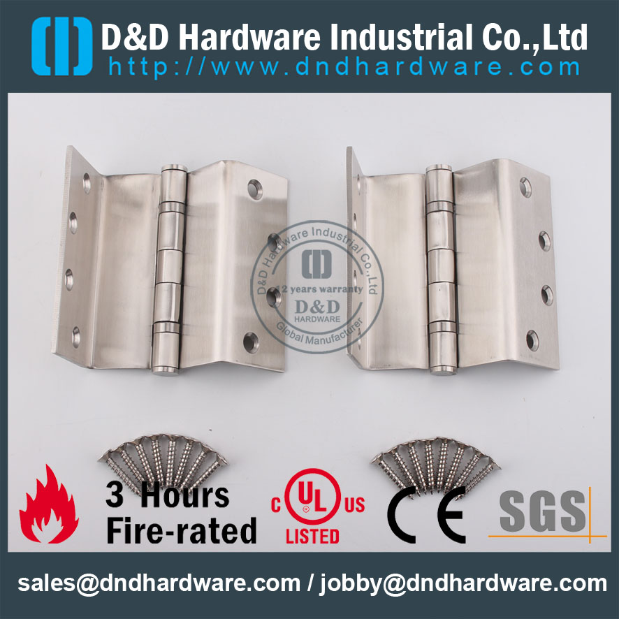 D&D Hardware-Wooden Door SS304 Crank Hinge DDSS012 D & D аппаратно-деревянная дверь SS304 Crank Harger DDSS012