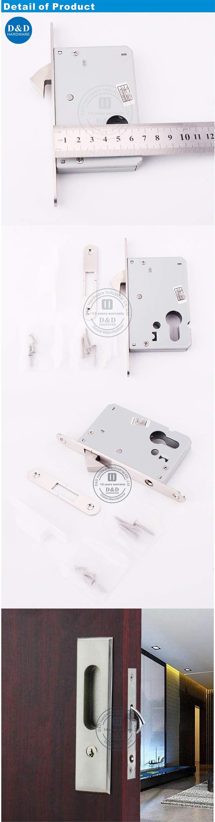 Door Lock for Sliding Door замок двери для раздвижной двери