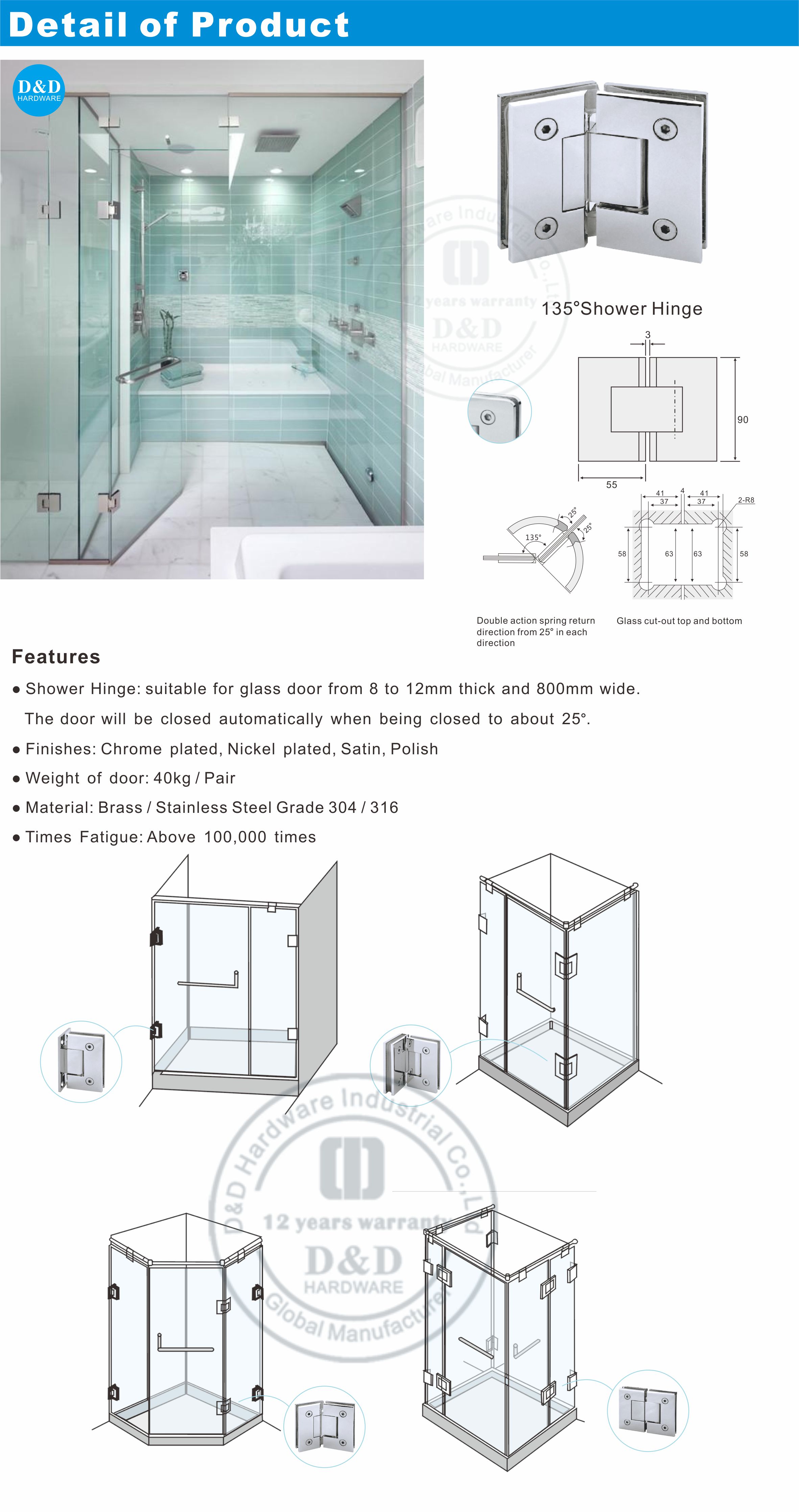 glass shower hardware supplies Стеклянные