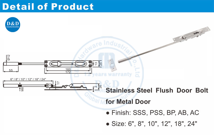 Best Flush Door Bolt Лучший болт для дверей.