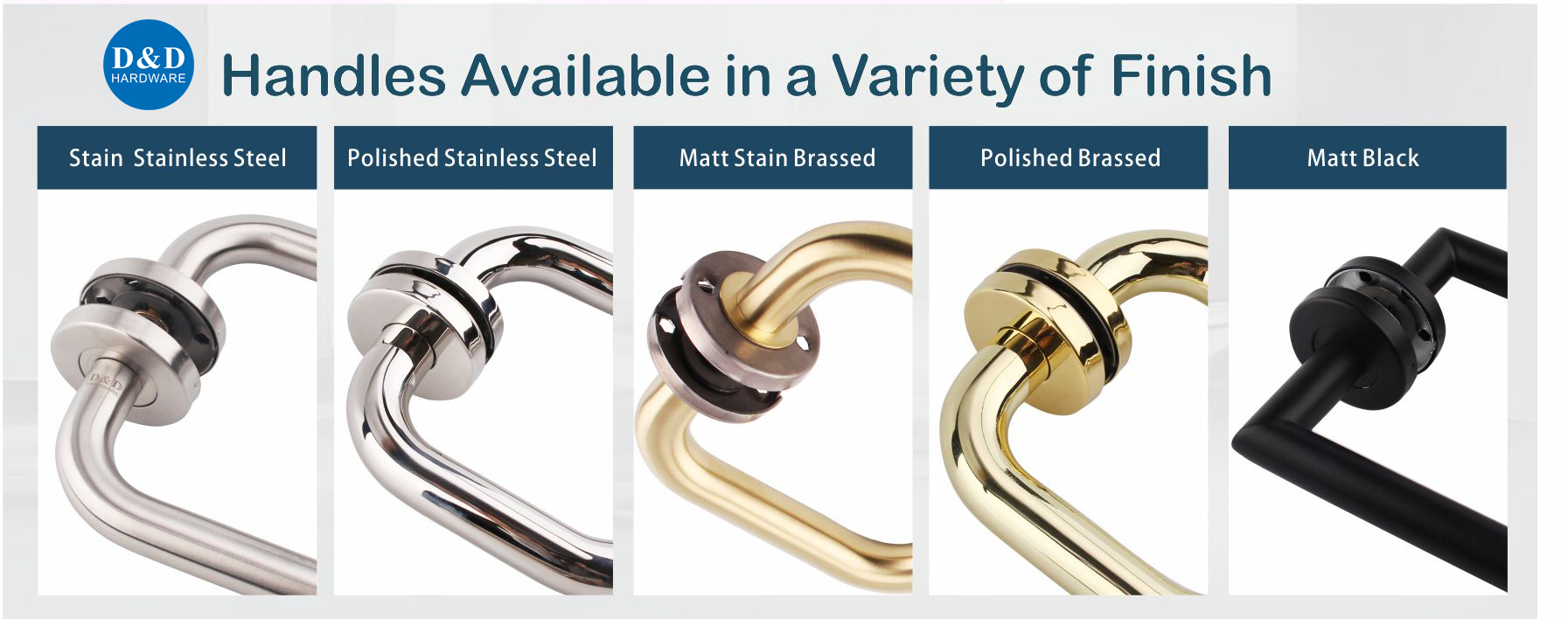 Types of Door Handle-&D Hardware Типы дверных ручкой-