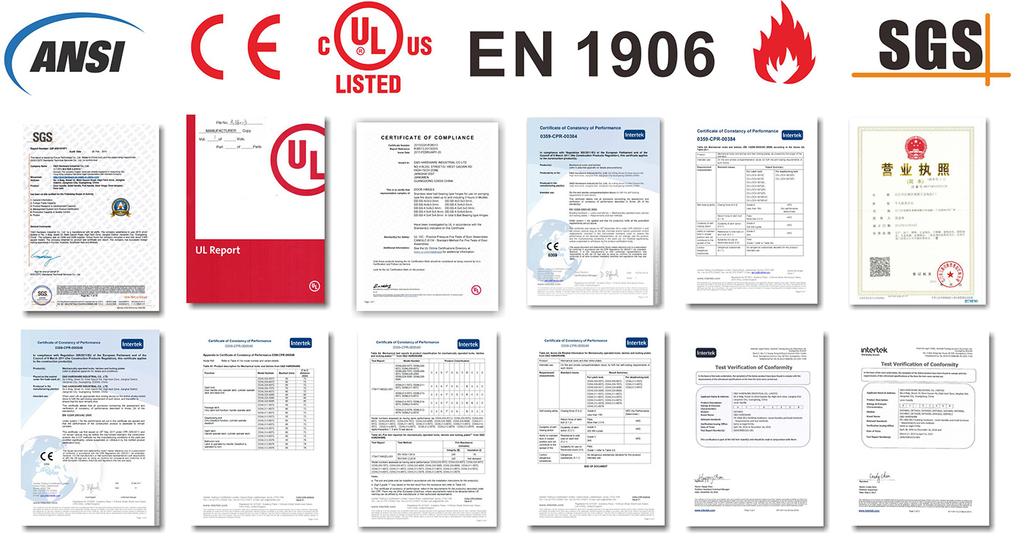 Сертификация оборудования D & D