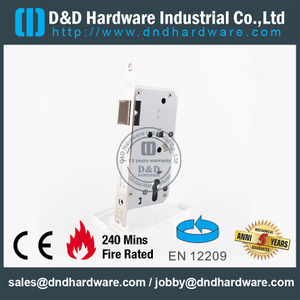 SS304 CE Mortise Fire Rate Door Lock-DDML009