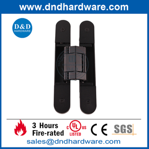Matt Black Zinc сплав с сплавным сплавом, регулируемый сверхмощный 3D Hidden Hinge-ddch008-G120