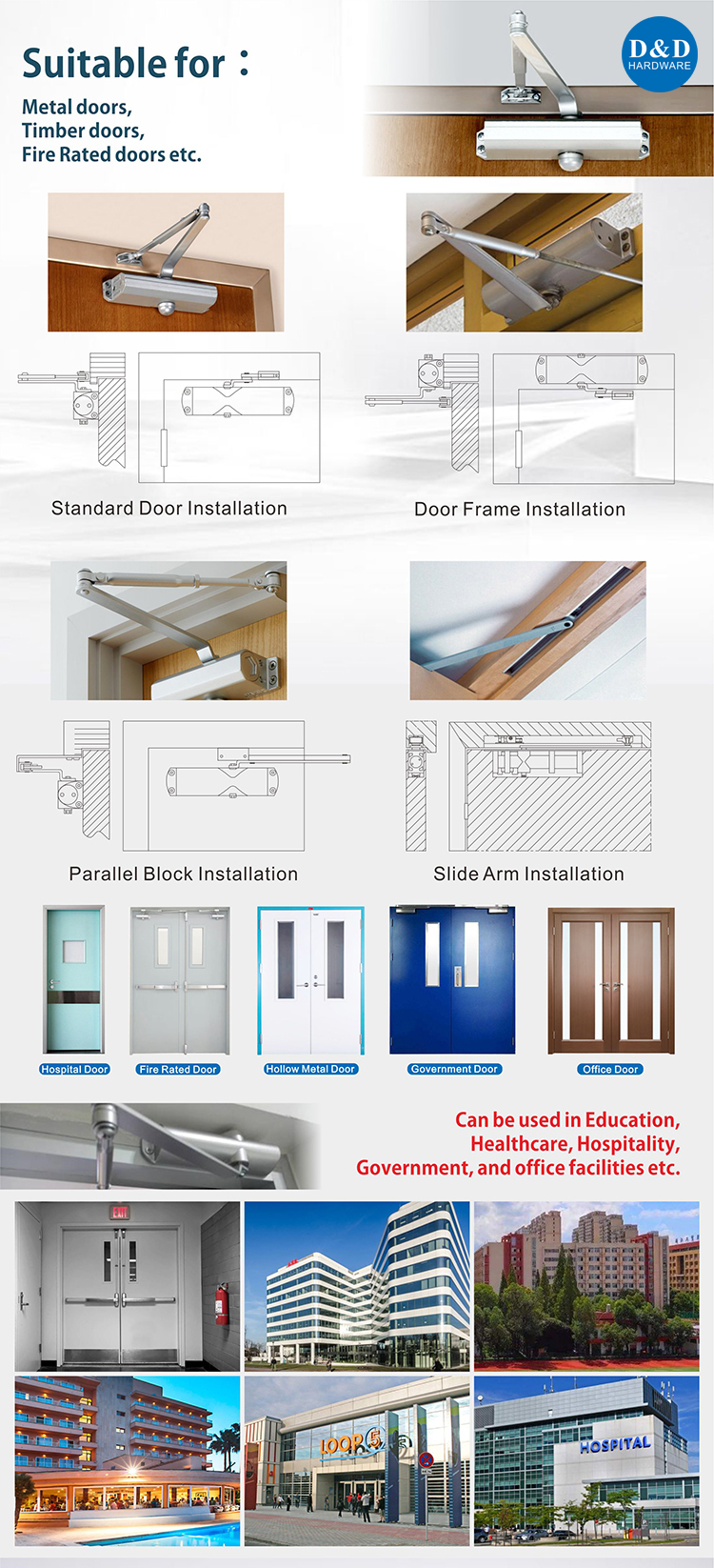 door closer installation-D&D Hardware Дверь ближе установки-D & D аппаратное обеспечение