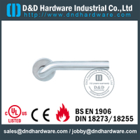 SS304 Полая ручка формы MITRED MITRED для внешней стальной двери DDTH015