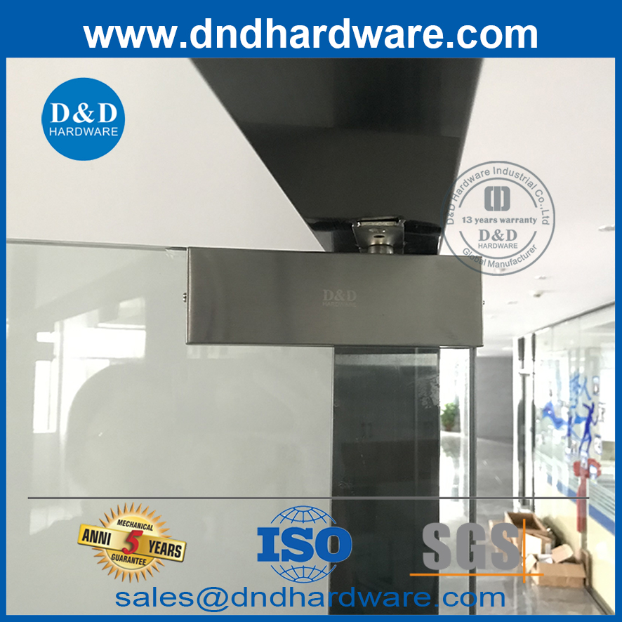 Крышка из нержавеющей стали Top Patch Fitting для Office Glass Door-DDPT003