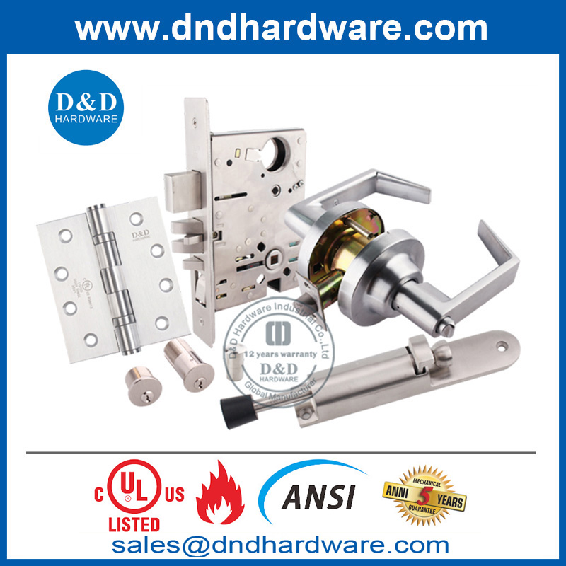 Аппаратное оборудование для входной двери Home Lock UL ANSI 1-го класса.