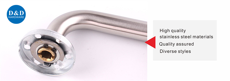 Stainless Steel Door Handle-D&D Hardware Дверная ручка двери из нержавеющей стали-D & D
