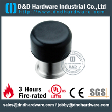 Тяжелая дверная стопора из нержавеющей стали с резиной для двери ванной комнаты- DDDS098